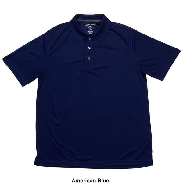 Mens Cross &amp; Winsor® Cross Rice Stitch Golf Polo