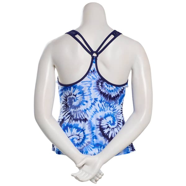 Plus Size ZeroXposur Nautilus Back Keyhole Tankini Swim Top