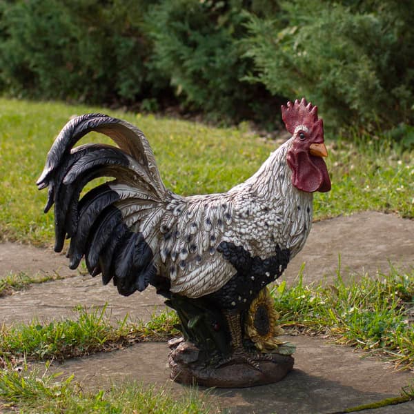 Northlight Seasonal 17in. Standing Rooster Outdoor Garden Statue
