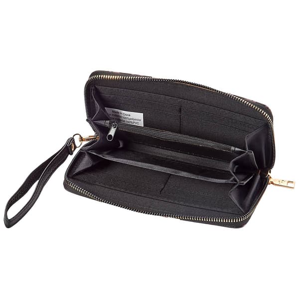 Gloria Vanderbilt Signature Zip Around Wristlet