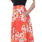 Womens White Mark Floral Flared Print Midi Skirt - image 10