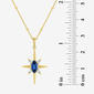 Gemstone Classics™ Lab Grown Sapphire North Star Pendant - image 3