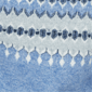 Plus Size Skye’s the Limit Icy Blue Sparkle Fair Isle Sweater - image 6