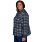 Plus Size Alfred Dunner Tuscany Denim Trim Plaid Eyelash Jacket - image 3