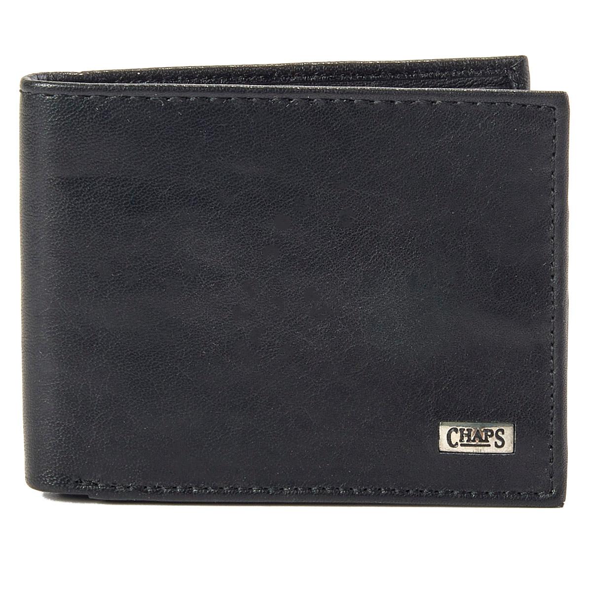 Mens Chaps Sheepskin Traveler Wallet