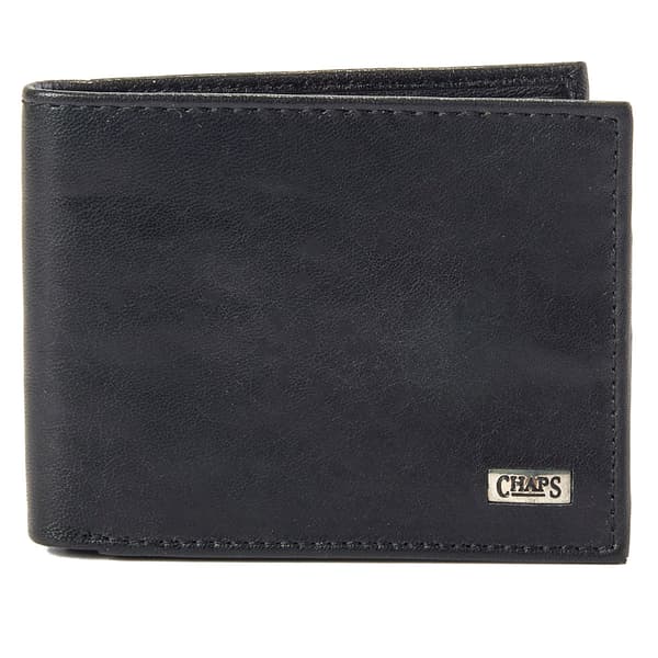 Mens Chaps Sheepskin Traveler Wallet - image 