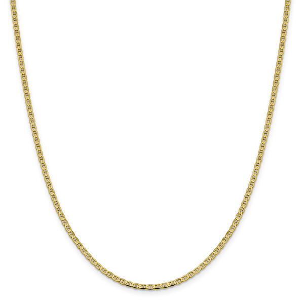 Gold Classics&#40;tm&#41;10kt. Gold 2.4mm Flat Anchor Chain Necklace - image 