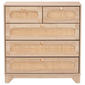 Baxton Studio Elsbeth Oak Brown Wood 5-Drawer Storage Cabinet - image 3