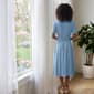 Womens Nanette Lepore Short Sleeve Point Collar Midi Dress - image 2