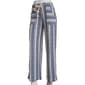 Juniors Derek Heart Stripe Rope Belt Wide Leg Casual Pants - image 2
