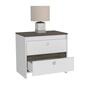 FM FURNITURE Moscow White Nightstand - image 3