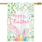 Northlight Seasonal Happy Easter Bunny Ears House Flag - image 1