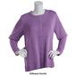 Petite Linda Matthews Long Sleeve Solid Button Front Cardigan - image 4