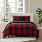 Sweet Home Collection 4pc. Buffalo Check Reversible Comforter Set - image 1