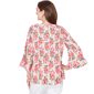 Womens Ruby Rd. Renaissance Romance Bell Sleeve Floral Blouse - image 1