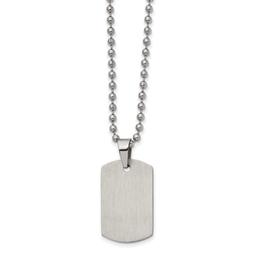Mens Gentlemen's Classics™ Reversible Stainless Steel Necklace