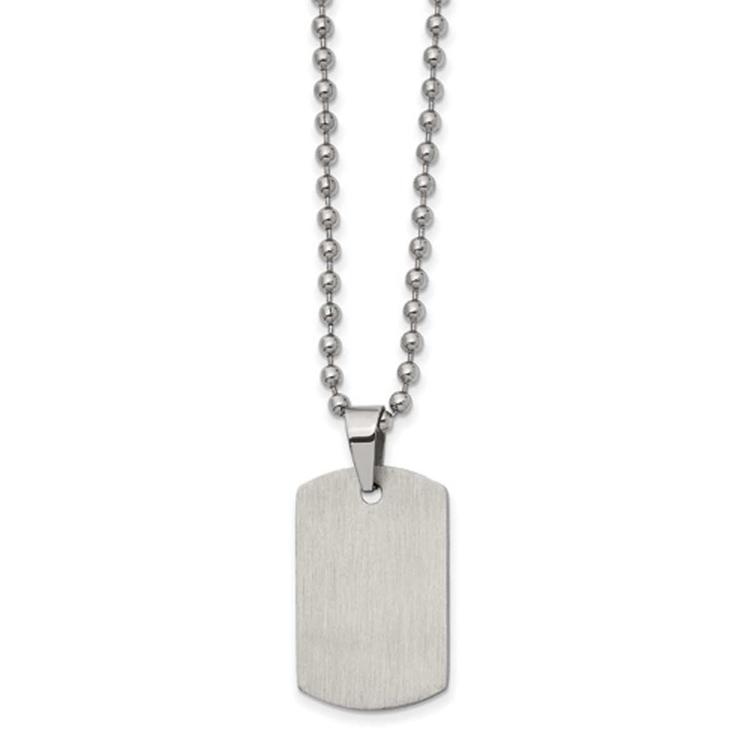 Mens Gentlemen's Classics™ Reversible Stainless Steel Necklace