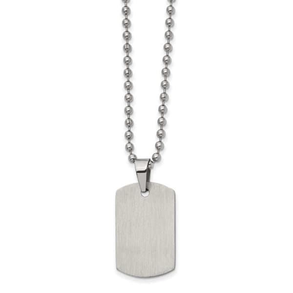 Mens Gentlemen's Classics&#8482; Reversible Stainless Steel Necklace
