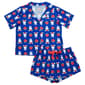 Womens Miffy Short Sleeve Miffy Strawberries Boxer Pajama Set - image 1