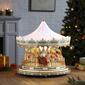 Mr. Christmas 17in. Animated Deluxe Crystal Carousel - image 5