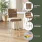 HH2 Home Stause Channel-Tufted Counter Height Swivel Stool - image 10