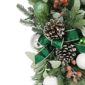 Puleo International Pre-Lit Adorned Green & White Banister Swag - image 5