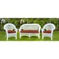 Jordan Manufacturing Text Brick 3pc. Outdoor Wicker Set - image 2