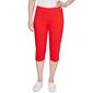 Plus Size Ruby Rd. Red White & New Alt Tech Clamdigger Pants - image 1