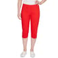 Plus Size Ruby Rd. Red White & New Alt Tech Clamdigger Pants - image 1