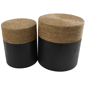 9th & Pike® Bohemian Black Wood End Table Set - image 1