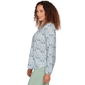 Petite Emaline Seabreeze Essence Long Sleeve Diamond Blouse - image 4