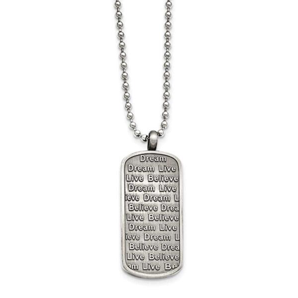 Mens Gentlemen's Classics&#40;tm&#41; Live Dream Believe Necklace - image 