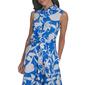 Womens Calvin Klein Sleeveless Collar Floral Shirtdress - image 5