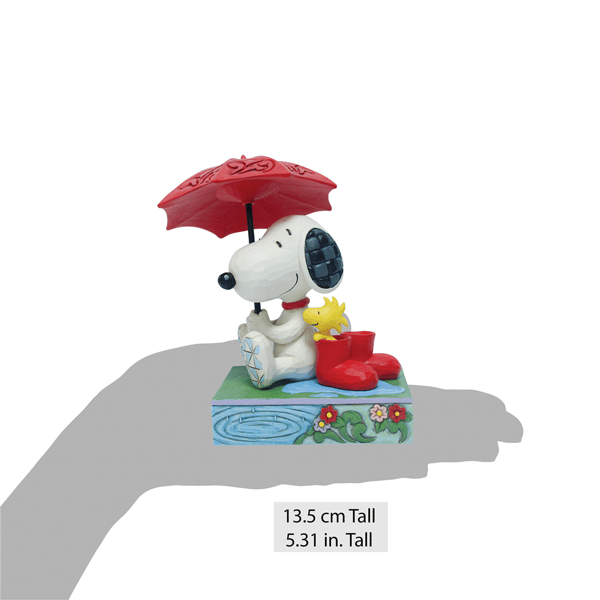 Jim Shore Peanuts Snoopy Holding Umbrella Figurine