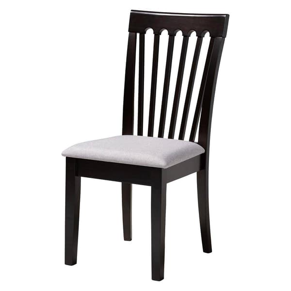 Baxton Studio Nellie Modern Dark Brown Wood 5pc. Dining Set