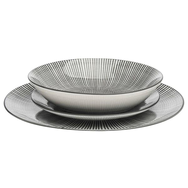 Godinger Laura Grey 12pc. Dinnerware Set
