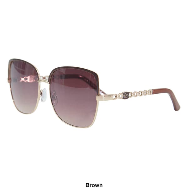 Womens Jessica Simpson Sun Cat Quilt Sunglasses