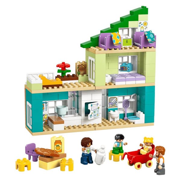 LEGO® DUPLO® 3-in-1 Modern Family House with Figures Building Kit