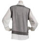 Womens Adrianna Papell Long Sleeve V-Neck Two In One Sweater - image 3