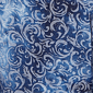 Petite Ruby Rd. Indigo Go Tie Dye Scroll Hacci Blouse - image 6