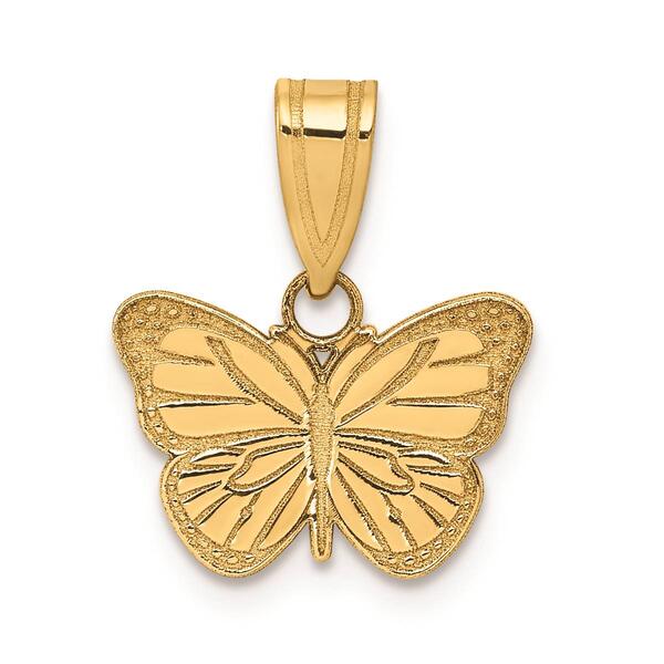 Gold Classics&#40;tm&#41; 14kt. Laser Cut Butterfly Charm - image 