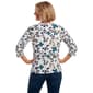 Petite Hasting & Smith 3/4 Sleeve Spring Leaf Split Neck Tee - image 5