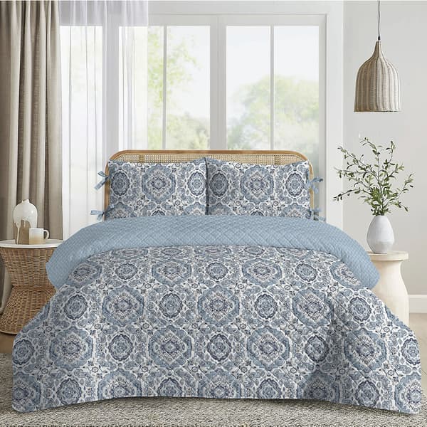 Sabrina Soto 3pc. Anatolia Quilt Set - image 