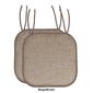 Sweet Home Collection Cameron No Slip Back Chair Pad w/ Ties - image 7
