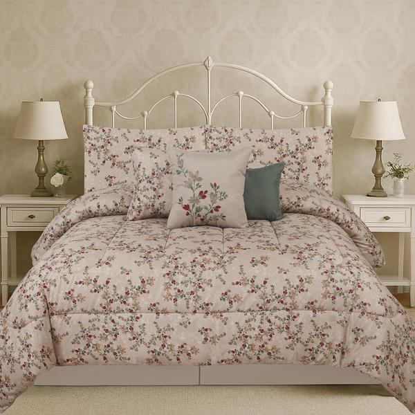Trailing Blooms 7pc Comforter Set - image 