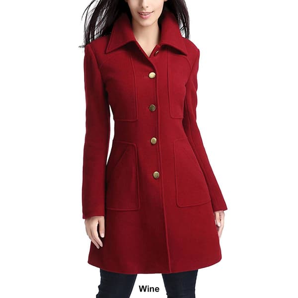 Womens BGSD Wool Blend Walking Coat