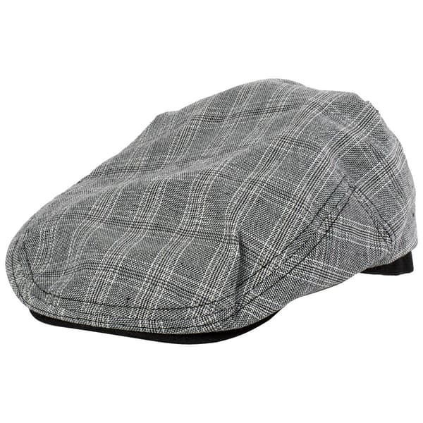 Mens DHC Oxford Plaid Ivy Hat - Black