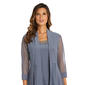 Womens R&amp;M Richards 3pc. Sheer Insert Beading Pantsuit Jacket Set - image 3