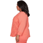 Plus Size Alfred Dunner Resort Living Lace Scroll Henley Blouse - image 4