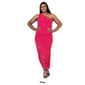 Plus Size 24/7 Comfort Apparel One Shoulder Ruched Bodycon Dress - image 8